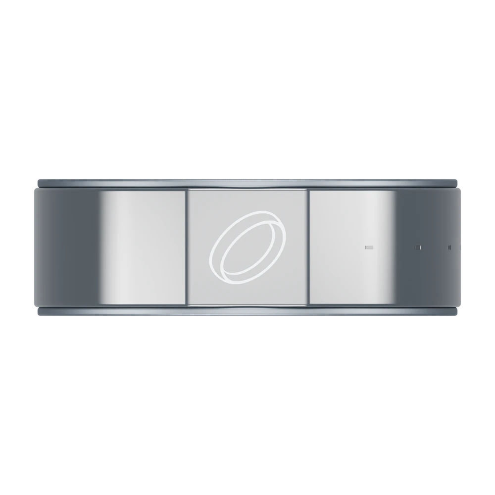 SynoRing R1 top view of the touch surface and logo